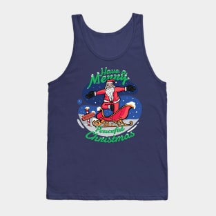 Yoga Santa Claus Tank Top